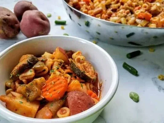 Vegetable Ditalini Soup