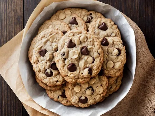 Chocolate Chip Oatmeal Pulp Cookies {Vegan}