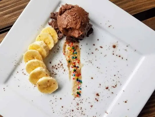 Vegan Chocolate Peanut Butter Banana Ice Cream