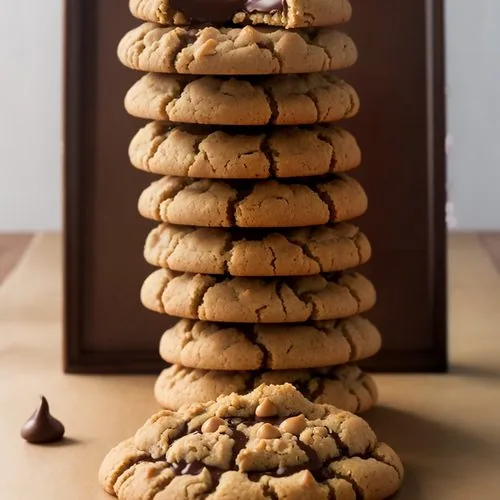 Healthier peanut butter blossoms sit on a wire cooling rack in the upper right corner. In the upper left corner, is a dark green kitchen towel. Scattered about in the foreground are red, green, and silver foil wrapped Hershey kisses. This is the horizontal image.
