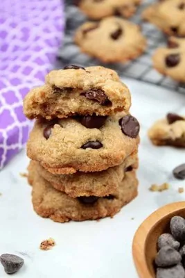 Dairy Free Chocolate Chip Cookies {Vegan, Gluten-Free}