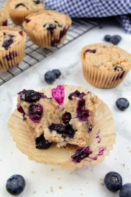 Vegan Blueberry Muffins