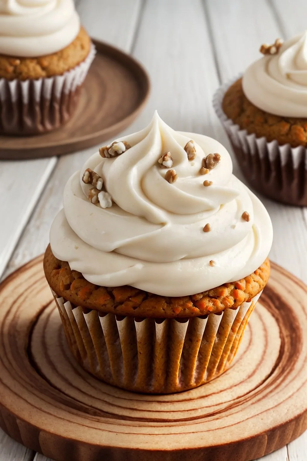Vegan Carrot Cake Cupcakes {Vegan, Gluten-Free}